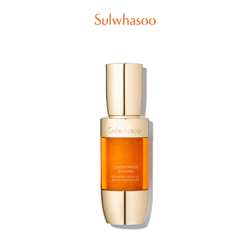 Sulwhasoo Concentrated Ginseng Renewing Serum EX is an anti-aging face serum that provides triple resilience effect to replenish, support and strengthens skin density, elasticity and reduces the appearance of fine lines and wrinkles, for firmer, smoother and youthful skin.